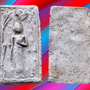 พระพุทธรูปเนื้อผงปางลีลาหลวงปู่เลี่ยม วัดศรีบุญเรือง นนทบุรี