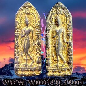 พระกำแพงนิ้วกรุพระมหาเจดีย์พระศรีจอม วัดบางพระวรวิหาร ชลบุรี