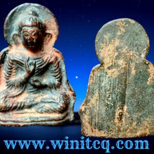 พระพิมพ์พระพุทธเจ้าปางปฐมเทศนา กรุเจดีย์เมืองมันทะเลย์ พม่า