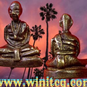 รูปหล่อโบราณครูบาเจ้าศรีวิไชยรุ่นแรกออกวัดศรีโสดา