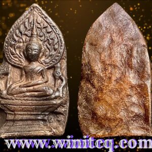 พระเชียงแสนปรกโพธิ์บัลลังค์ใหญ่เนื้อดินเผากรุวัดต้นแก้ว เชียงราย