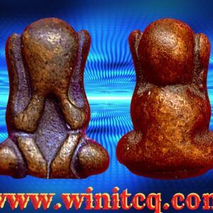 พระปิดตาหูกระต่ายเนื้อทองแดงเถื่อนหลวงปู่สุข วัดห้วยจระเข้ นครปฐม