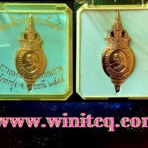 เข็มกลัดที่ระลึกหลวงพ่อพระราชพรหมยาน ( หลวงพ่อฤาษีลิงดำ ) วัดท่าซุง