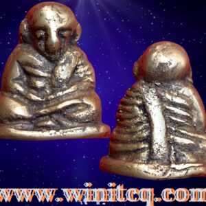 พระรูปหล่อลอยองค์หลวงพ่อเงิน วัดบางคลาน  พระอาจารย์แจ๊ะ สร้าง