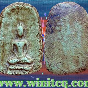 พระเนื้อผงพิมพ์ปรกโพธิ์เล็ก หลวงปู่บุญ วัดกลางบางแก้ว นครปฐม