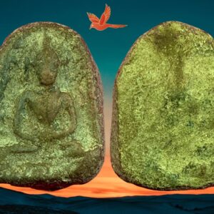 พระกำแพงซุ้มกอพิมพ์คะแนนจิ๋วกรุวัดพระบรมธาตุ กำแพงเพชร