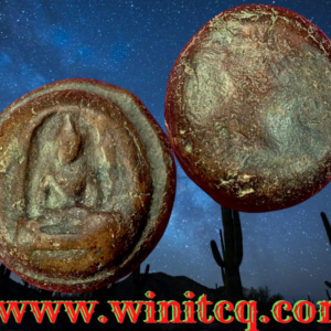 พระกำแพงซุ้มกอพิมพ์เม็ดกระดุม (ขนมเปี๊ยะ )