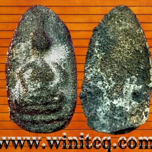 พระพิจิตรเม็ดข้าวเม่าเนื้อชินเงิน กรุวัดพระศรีรัตนมหาธาตุ พิจิตร