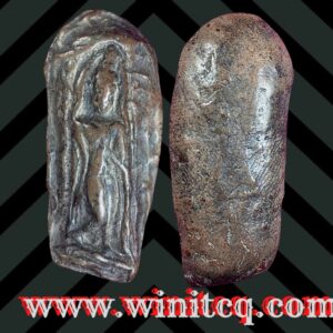 พระกำแพงลีลาเม็ดขนุนกรุลานทุ่งเศรษฐี กำแพงเพชร